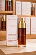 Clarins Double Serum Complete Age Defying Concentrate 1.6oz Hydric + Lipidic NEW