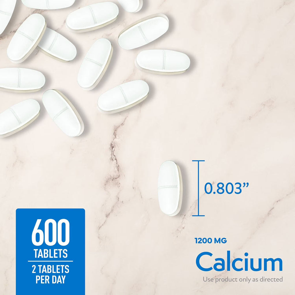 Member's Mark Calcium with Vitamin D3 Tablets – Bone Health Support | 600 Count